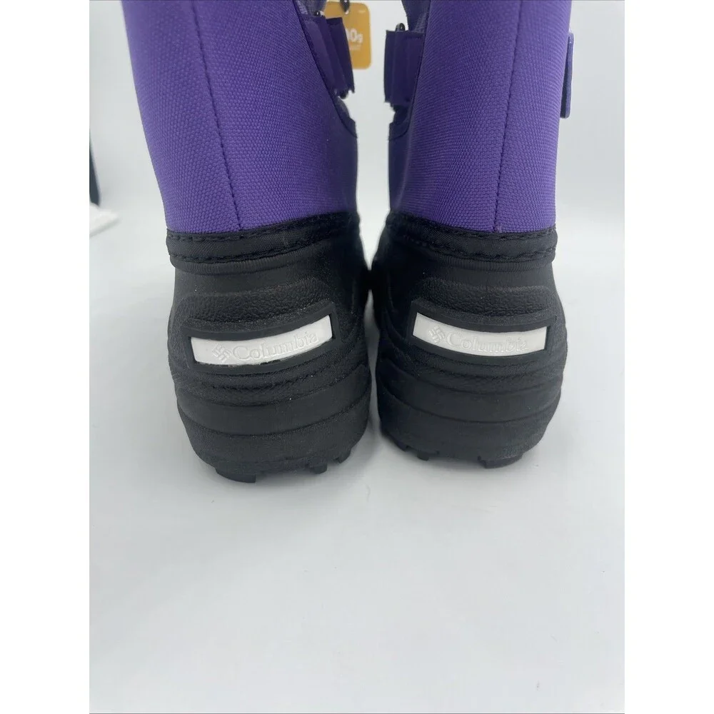 Girls Size 1 Purple Columbia Winter Boots Snow Boots Waterproof